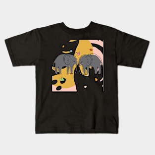 Elephant Love Kids T-Shirt